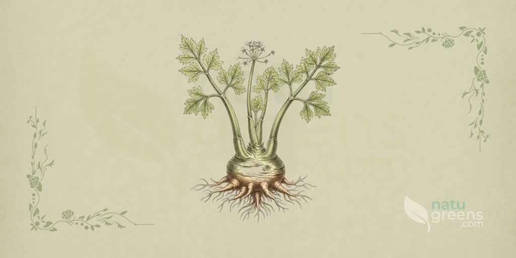 Apium graveolens（セロリ）の効能・特徴・使い方を解説