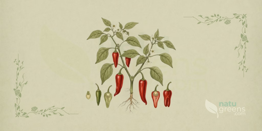 Capsicum annuum（トウガラシ）の効能・特徴・使い方