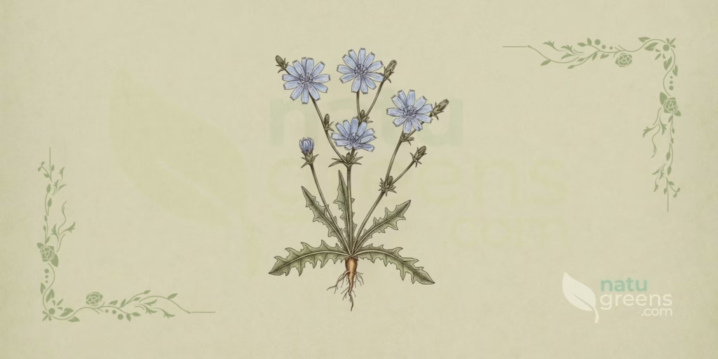 Cichorium intybus（チコリ）の効能・特徴・使い方を解説