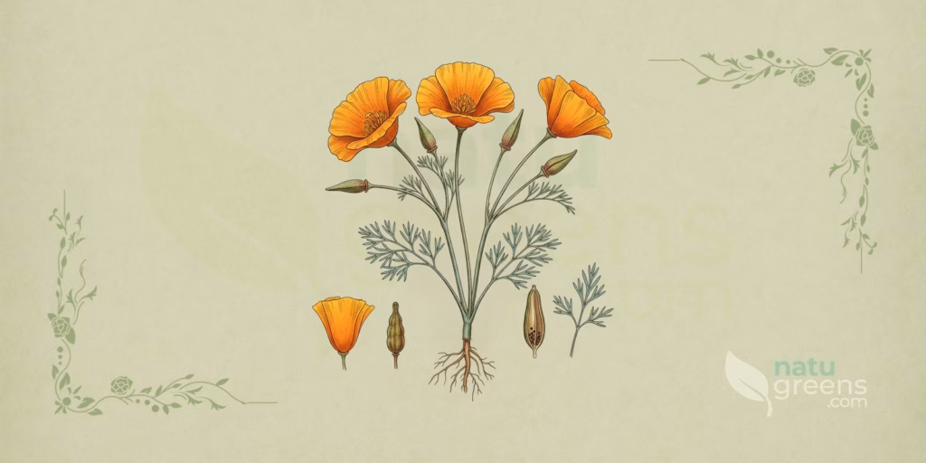 Eschscholzia californica（ハナビシソウ）：植物学プロフィール完全版