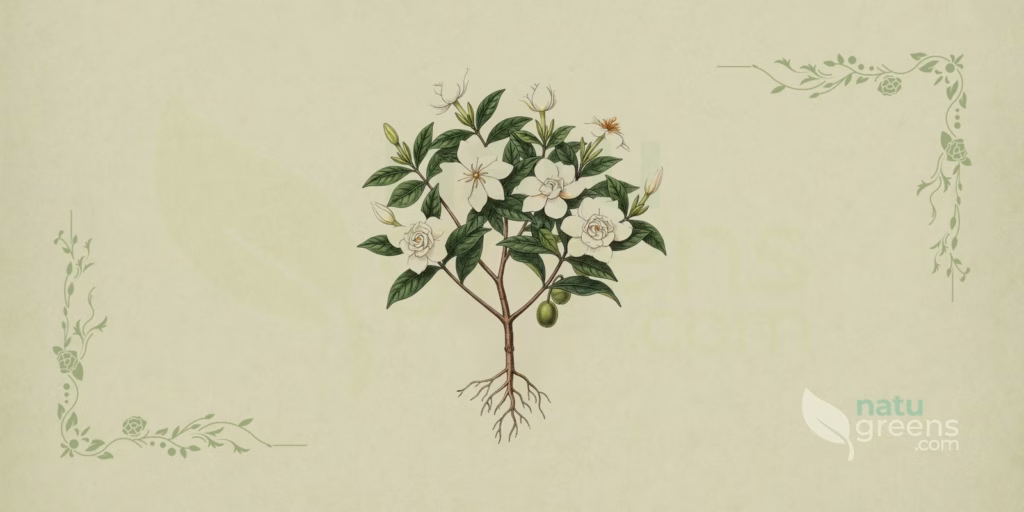 Gardenia jasminoides (Kap-Jasmin): Botanisches Profil