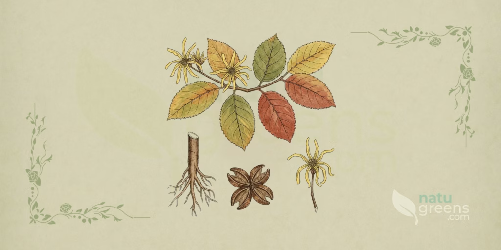 Hamamelis virginiana (Avellano de Bruja): Perfil Botánico Completo