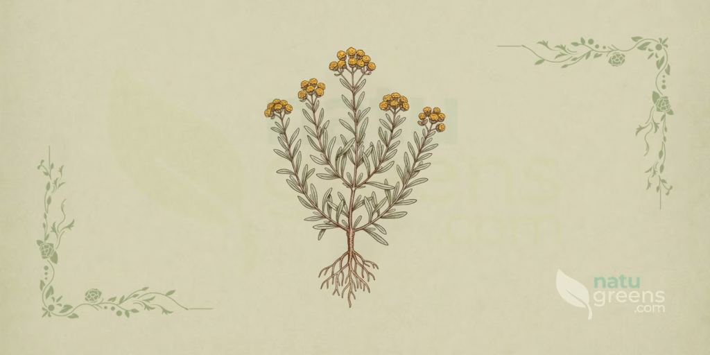 Immortelle (Helichrysum italicum): Propriétés et Bienfaits