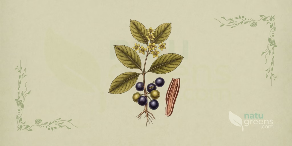Rhamnus purshiana（カスカラサグラダ）の効能と特徴