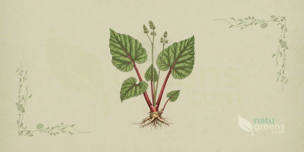 Rheum rhabarbarum (Ruibarbo): Perfil Botánico Completo
