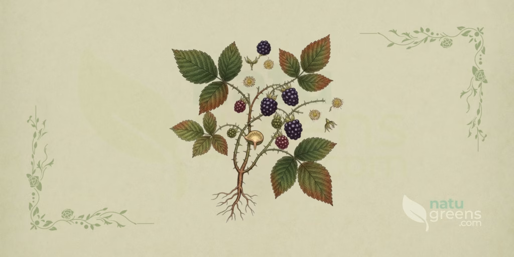 Rubus fruticosus（ブラックベリー）の効能・特徴・使い方