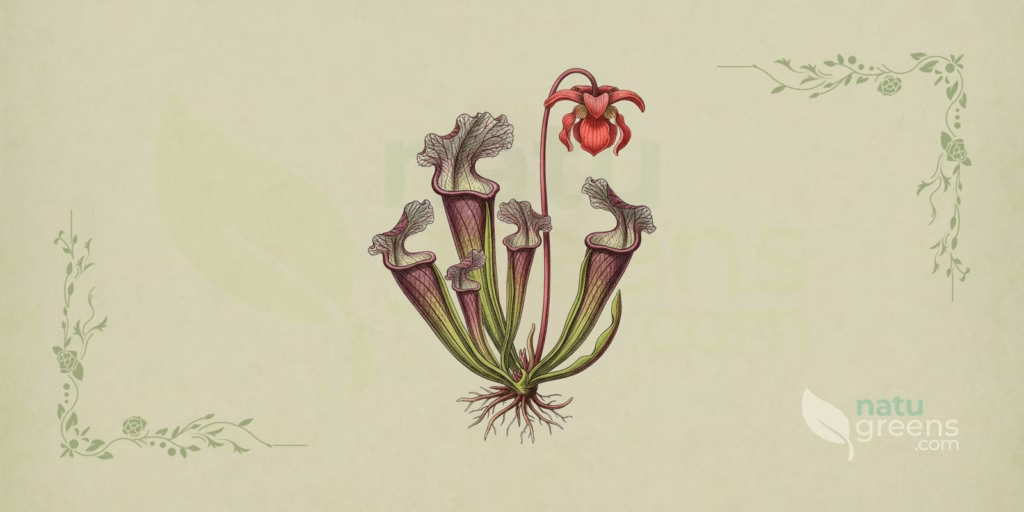 Sarracenia purpurea (kapturnica purpurowa): właściwości