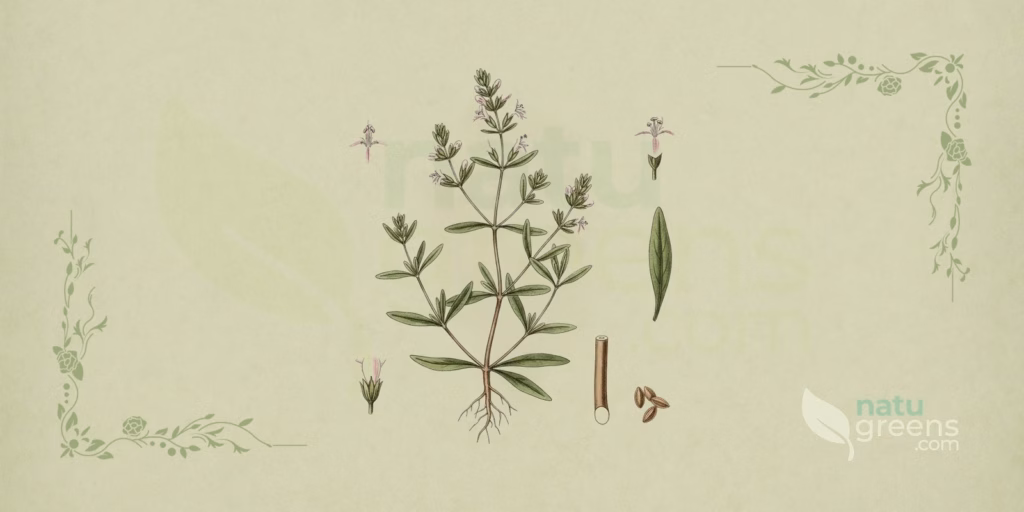 Satureja hortensis（サマーセイボリー）の効能と特徴