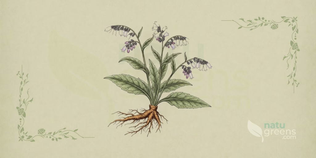 Confrei (Symphytum officinale): Propriedades e Benefícios