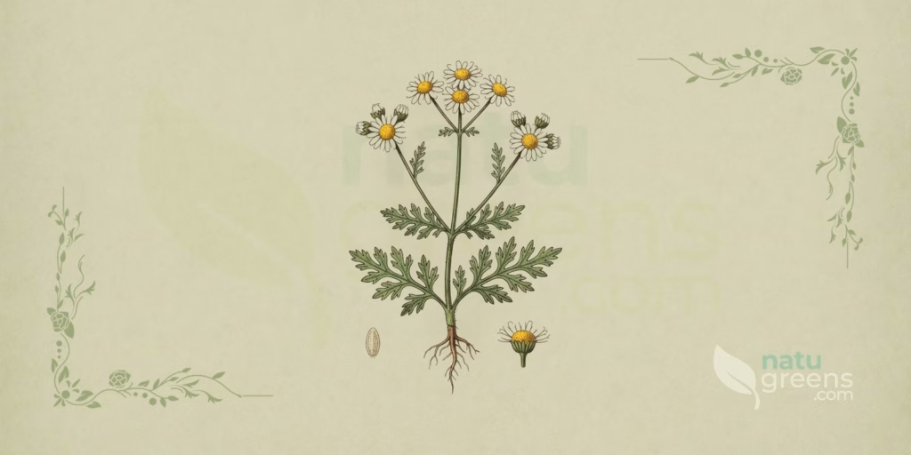 Tanacetum parthenium（ナツシロギク）の効能と特徴